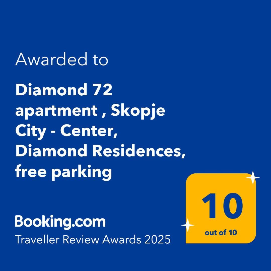 Diamond 72 Apartment , Skopje City - Center, Diamond Residences, Free Parking Extérieur photo